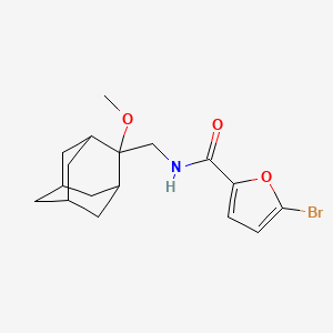 molecular formula C17H22BrNO3 B2559440 5-bromo-N-(((1R,3S,5r,7r)-2-methoxyadamantan-2-yl)methyl)furan-2-carboxamide CAS No. 1797282-52-0