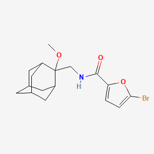 5-bromo-N-[(2-methoxyadamantan-2-yl)methyl]furan-2-carboxamide