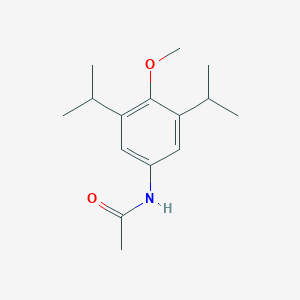 molecular formula C15H23NO2 B255950 N-(3,5-diisopropyl-4-methoxyphenyl)acetamide 