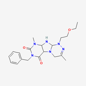 7-benzyl-1-(2-ethoxyethyl)-3,9-dimethyl-1H,4H,6H,7H,8H,9H-[1,2,4]triazino[4,3-g]purine-6,8-dione