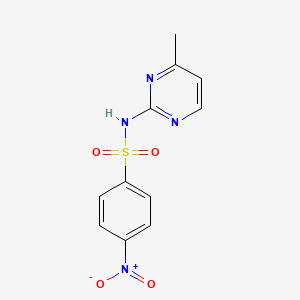B2559528 N-(4-methylpyrimidin-2-yl)-4-nitrobenzenesulfonamide CAS No. 439928-67-3