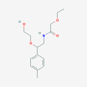 molecular formula C15H23NO4 B2559530 2-乙氧基-N-(2-(2-羟基乙氧基)-2-(对甲苯基)乙基)乙酰胺 CAS No. 1788833-58-8