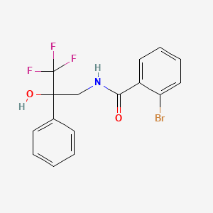 molecular formula C16H13BrF3NO2 B2559554 2-溴-N-(3,3,3-三氟-2-羟基-2-苯基丙基)苯甲酰胺 CAS No. 1351648-66-2