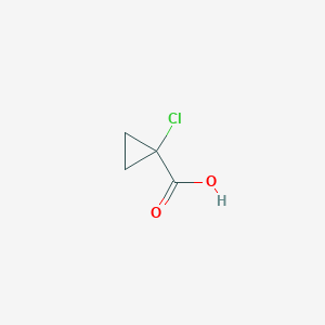 molecular formula C4H5ClO2 B2559598 1-氯环丙烷-1-羧酸 CAS No. 108817-35-2