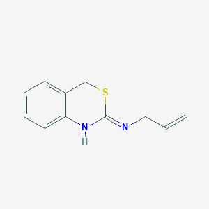 molecular formula C11H12N2S B2559643 N-allyl-4H-3,1-benzothiazin-2-amine CAS No. 338396-18-2