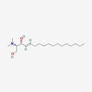 molecular formula C19H39NO2 B2559652 2S-(dimethylamino)-4E-heptadecene-1,3R-diol CAS No. 474943-92-5