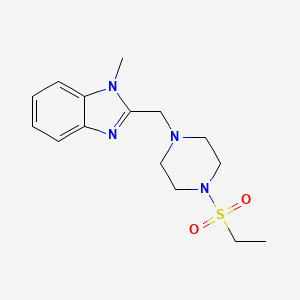 2-((4-(ethylsulfonyl)piperazin-1-yl)methyl)-1-methyl-1H-benzo[d]imidazole