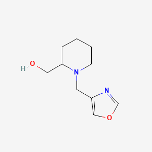 (1-(Oxazol-4-ylmethyl)piperidin-2-yl)methanol