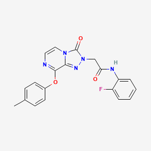 N-(2-fluorophenyl)-2-(3-oxo-8-(p-tolyloxy)-[1,2,4]triazolo[4,3-a]pyrazin-2(3H)-yl)acetamide