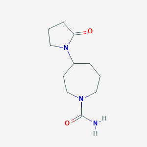 4-(2-Oxopyrrolidin-1-yl)azepane-1-carboxamide