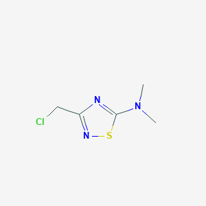 3-(chloromethyl)-N,N-dimethyl-1,2,4-thiadiazol-5-amine