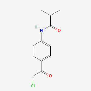B2559746 N-[4-(2-chloroacetyl)phenyl]-2-methylpropanamide CAS No. 851398-77-1
