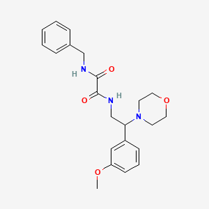N1-benzyl-N2-(2-(3-methoxyphenyl)-2-morpholinoethyl)oxalamide