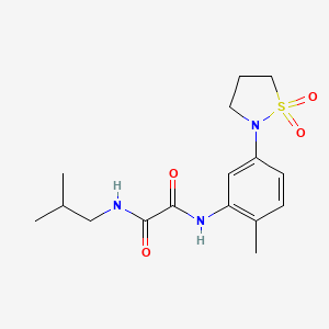 N1-(5-(1,1-dioxidoisothiazolidin-2-yl)-2-methylphenyl)-N2-isobutyloxalamide
