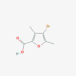 molecular formula C7H7BrO3 B2559815 4-Bromo-3,5-dimethyl-2-furoic acid CAS No. 1092286-18-4