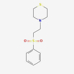 4-[2-(Phenylsulfonyl)ethyl]thiomorpholine