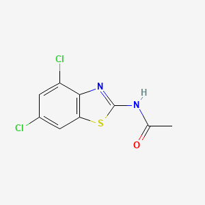 molecular formula C9H6Cl2N2OS B2559823 N-(4,6-dichlorobenzo[d]thiazol-2-yl)acetamide CAS No. 16628-63-0