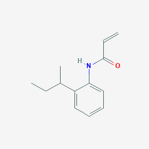 molecular formula C13H17NO B2559834 N-[2-(butan-2-yl)phenyl]prop-2-enamide CAS No. 1249903-98-7