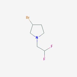 3-Bromo-1-(2,2-difluoroethyl)pyrrolidine