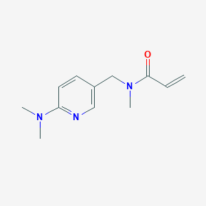 N-[[6-(Dimethylamino)pyridin-3-yl]methyl]-N-methylprop-2-enamide