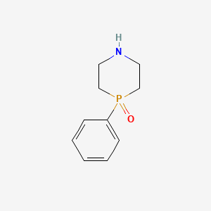 molecular formula C10H14NOP B2559849 4-Phenyl-[1,4]azaphosphinane 4-oxide CAS No. 945460-44-6