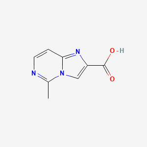 molecular formula C8H7N3O2 B2559859 5-Methylimidazo[1,2-c]pyrimidine-2-carboxylic acid CAS No. 1783574-87-7