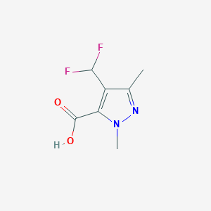4-(Difluoromethyl)-2,5-dimethylpyrazole-3-carboxylic acid