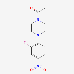 1-Acetyl-4-(2-fluoro-4-nitrophenyl)piperazine