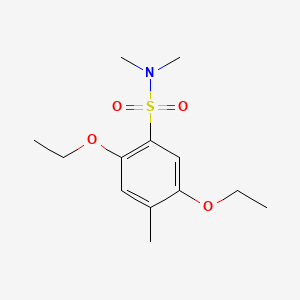 [(2,5-Diethoxy-4-methylphenyl)sulfonyl]dimethylamine