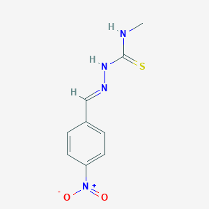 molecular formula C9H10N4O2S B255994 4-nitrobenzaldehyde N-methylthiosemicarbazone 