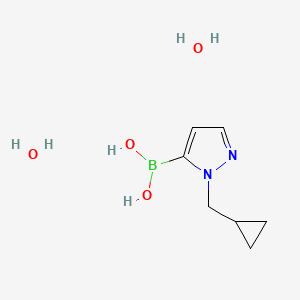 1-(Cyclopropylmethyl)-1H-pyrazole-5-boronic acid, dihydrate