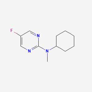 molecular formula C11H16FN3 B2559959 N-cyclohexyl-5-fluoro-N-methylpyrimidin-2-amine CAS No. 2034416-84-5