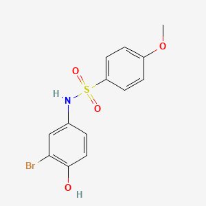 N-(3-bromo-4-hydroxyphenyl)-4-methoxybenzenesulfonamide