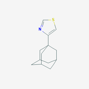 molecular formula C13H17NS B256001 4-(1-Adamantyl)-1,3-thiazole 
