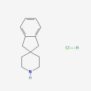 molecular formula C13H18ClN B2560029 1,3-二氢螺[茚满-2,4'-哌啶] hcl CAS No. 185525-52-4