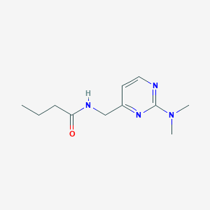 N-((2-(dimethylamino)pyrimidin-4-yl)methyl)butyramide