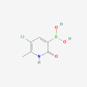 (5-Chloro-2-hydroxy-6-methylpyridin-3-yl)boronic acid