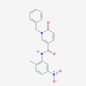 1-benzyl-N-(2-methyl-5-nitrophenyl)-6-oxopyridine-3-carboxamide