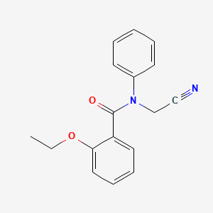 molecular formula C17H16N2O2 B2560045 N-(cyanomethyl)-2-ethoxy-N-phenylbenzamide CAS No. 1240802-39-4