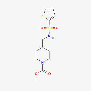 Methyl 4-((thiophene-2-sulfonamido)methyl)piperidine-1-carboxylate