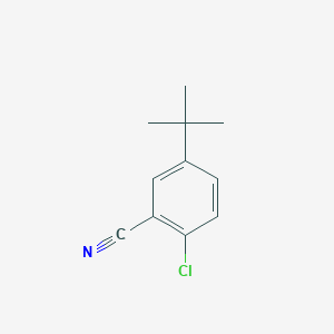 molecular formula C11H12ClN B2560062 5-tert-Butyl-2-chlorobenzonitrile CAS No. 1242339-59-8