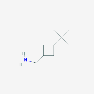 molecular formula C9H19N B2560129 (3-Tert-butylcyclobutyl)methanamine CAS No. 1519765-68-4