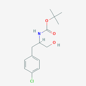 Tert-butyl 3-(4-chlorophenyl)-1-hydroxypropan-2-ylcarbamate