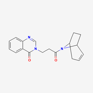 3-(3-((1R,5S)-8-azabicyclo[3.2.1]oct-2-en-8-yl)-3-oxopropyl)quinazolin-4(3H)-one