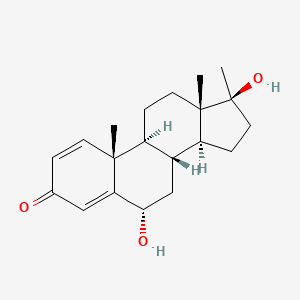 (17beta)-6alpha,17-Dihydroxy-17-methyl-androsta-1,4-dien-3-one