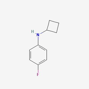 molecular formula C10H12FN B2560256 N-cyclobutyl-4-fluoroaniline CAS No. 1247904-01-3