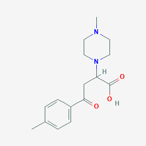 4-(4-Methylphenyl)-2-(4-methylpiperazin-1-yl)-4-oxobutanoic acid