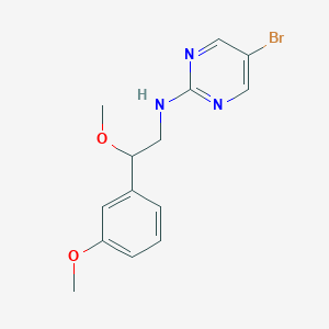5-Bromo-N-[2-methoxy-2-(3-methoxyphenyl)ethyl]pyrimidin-2-amine