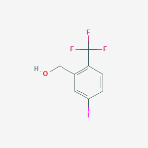 (5-Iodo-2-(trifluoromethyl)phenyl)methanol