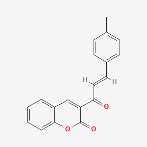 molecular formula C19H14O3 B2560401 (E)-3-(3-(p-tolyl)acryloyl)-2H-chromen-2-one CAS No. 811449-38-4